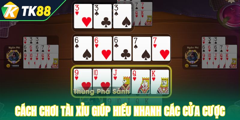 Cách chơi tài xỉu giúp hiểu nhanh các cửa cược