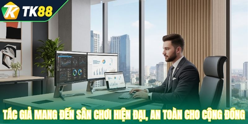 Tác giả mang đến sân chơi hiện đại, an toàn cho cộng đồng