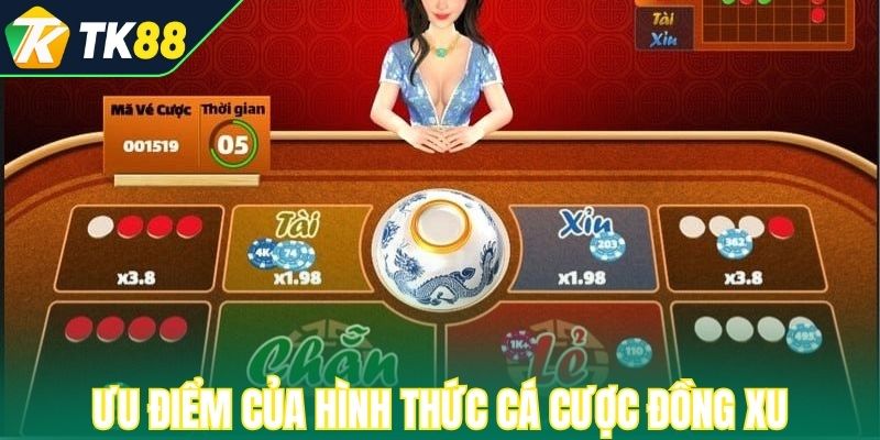 Ưu điểm của hình thức cá cược đồng xu